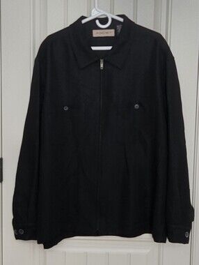 Axist Black Shirt Jacket Size XL In Very Good Condition
